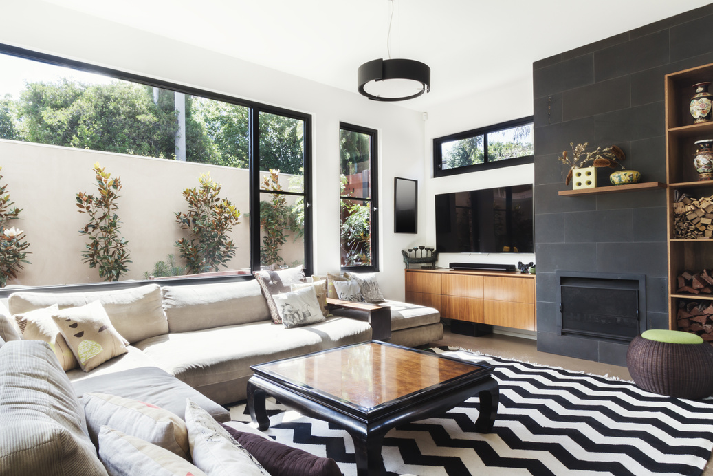 Monochrome Living Room