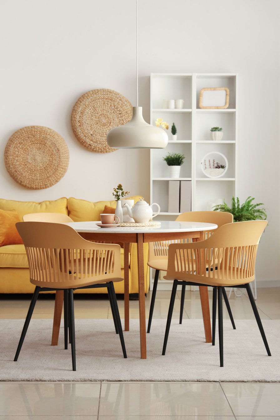 Dinning Table with Chairs in Room